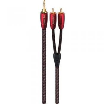 AudioQuest Golden Gate 1m 3.5mm to Dual RCA Audio Interconnect Y-Cable