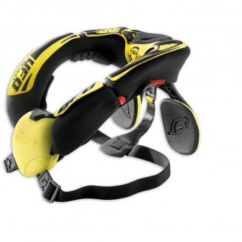 UFO - 41008 : Collarin proteccion cuello enduro offroad karting UFO nss neck support amarillo