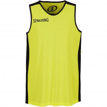 Spalding Essential Camiseta Reversible de Entrenamiento, Hombre, Negro, M