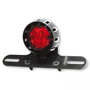 SHIN YO MILES LED Tail Light, Black Housing, Red Glass - Unisex