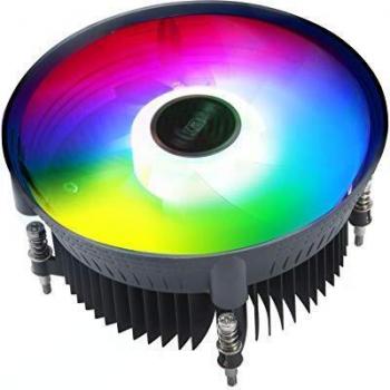 Enfriador de CPU Akasa Vegas Chroma LG ARGB para Intel 115x y 1200, Ventilador PWM Dinámico de Fluido, 95W TDP, RGB direccionable