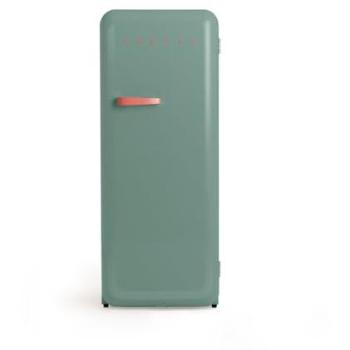 Frigorífico Retro Create 281L - Estilo años 50 - Gran capacidad - Funcional - Verde/Terracota