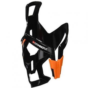 Elite Custom Race Plus Resin Bottle Cage Black/Orange