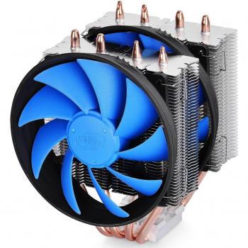 DeepCool CPU 4 heatpipes 120 mm PWM ventilador con LED azul Universal Socket solución GAMMAXX 400