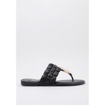XTI 44829 Sandalias Abiertas Mujer Negro, Talla 36, Color Negro