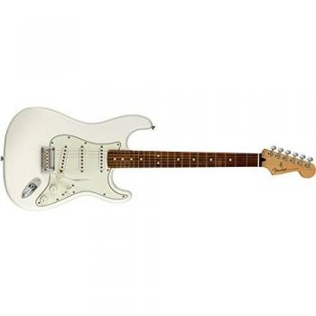Fender Player Stratocaster Electric Guitar, Polar White with Pau Ferro Fingerboard