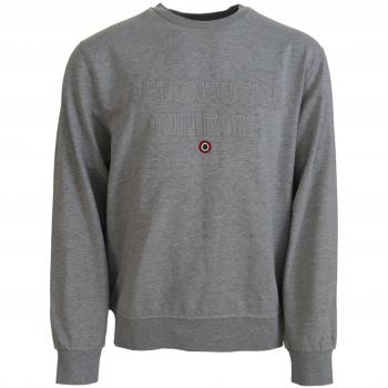 Aeronautica Militare Gray Men Pullover Sweatshirt Sweater - IT54 | XXL