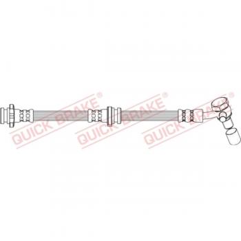 Tubo de freno QUICK BRAKE 50.748X, Izquierda, Latiguillo de freno QUICK BRAKE 50.748X
