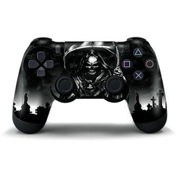 Juego de skin para un mando, diseño de Reaper Negro[PlayStation 4]