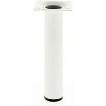 Pata para mesa redonda modelo 4 acero blanco ø 30 x 100 mm