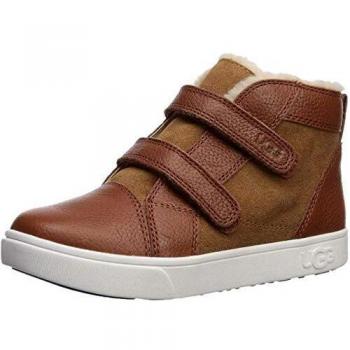 UGG Rennon II Kids Leather/Suede Boots in Brown