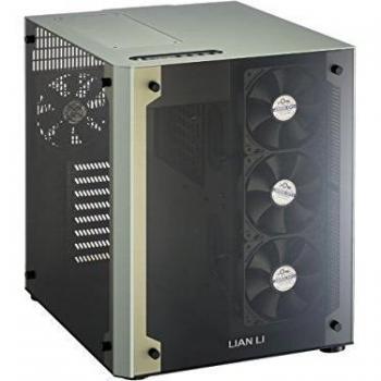 Lian Li PC-O8 Midi-Tower Verde, Transparente - Caja de ordenador