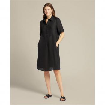 Vestido de lino de manga corta Elena Miró