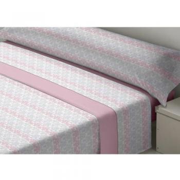 Juego de Sábanas Sedalina Kent Rosa Cama de 150 cm