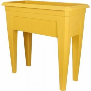 Maceta Rectangular Izigarden 60 cm Amarillo