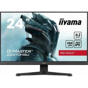 iiyama G-MASTER G2470HSU-B6, Monitor de gaming 60,5 cm (23.6 pulgadas), resolución Full HD (1920 x 1080), tiempo de respuesta de 1 ms, frecuencia de actualización