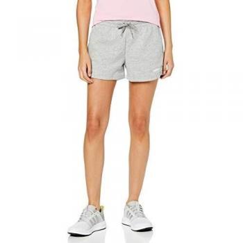 adidas W E PLN Short Sport Shorts, Mujer, Medium Grey Heather/White, L