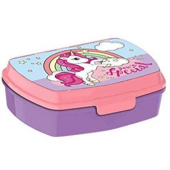 Kids Unicorn - Sandwichera de Plastico, Multicolor