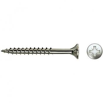 Celo 9470Vloxp100 - Tornillo para Madera Velox Rosca Parcial Cabeza Avellanada Impronta Pz Diámetro 4X70/40 Mm, Cincado, 100 Unidades