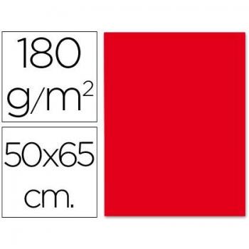 Cartulina Liderpapel 180 gm2 rojo navidad