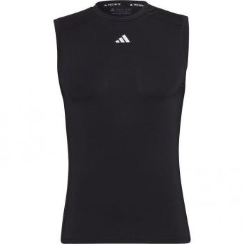 Camiseta sin mangas Adidas Tech-Fit para hombre - Negro