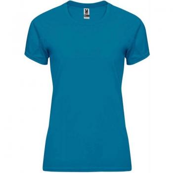 Camiseta técnica entallada para mujer ROLY - BAHRAIN WOMAN Azul Luz de Luna