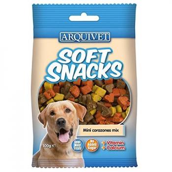 Arquivet Soft Snacks para Perro Mini Corazones Mix 100 g