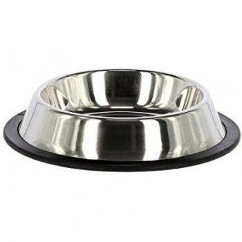Comedero Antideslizante de Acero Inoxidable para Perros y Gatos 200 ml