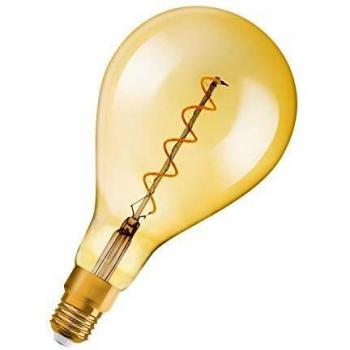 Osram Vintage 1906 LED E27 Pera con Filamento Oro 160mm 5W 300lm - 820 Luz muy Cálida | Regulable - Reemplazo 40W