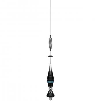 Antena CB President Kentucky 75cm con alta ganancia y diseño móvil