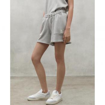 Shorts de mujer ECOALF Ness en color gris con bolsillos laterales y ajuste de cordón