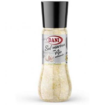 Dani - Sal con Ajo con Molinillo - Tamaño Familiar 400 gr.