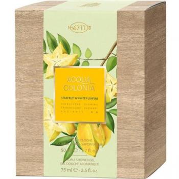 4711 Acqua Colonia Starfruit & White Flowers Set de regalo - Estuches de perfumes unisex (Eau de Cologne Spray 50 ml + Shower Gel 75 ml)