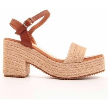 Sandalia Cómoda con Tacón Beige Montevita Yuttan11 EU 39