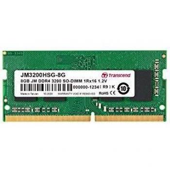 Transcend laptoparbeitsspeicher module jetram jm3200hsg8g 8gb 1 x 8gb ddr4ram 3200mhz