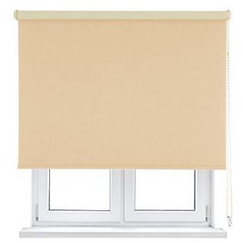 Estor Enrollable Opaco Térmico 90 x 190 cm Color Melocotón - Fabricado en España - Garantía 5 Años