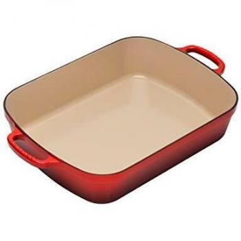 Bandeja rectangular de hierro colado vitrificado Le Creuset - Grande de 33 cm