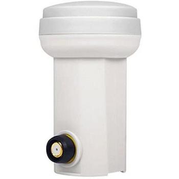 LNB Profesional HD-Profi Único 0.1 dB, 40 mm, Compatible con UHD, Conector Baquelita Dorado y Protección Climática