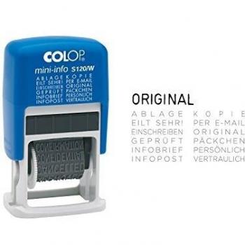 COLOP S120/W - Sello de cinta con palabras