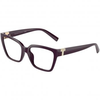 Tiffany & Co. TF2257BU 8427 Women's Purple Eyeglasses - Size 52, Blue Light Block Available