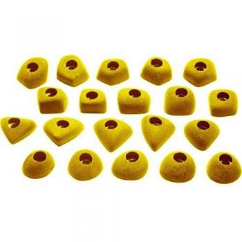FOOTHOLDS SET 1 - Bolt-on, Farbe:Gelb