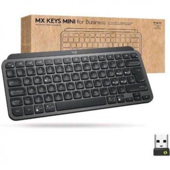 Logitech MX Keys Mini for Business Teclado Inalámbrico Retroiluminado Grafito Italiano