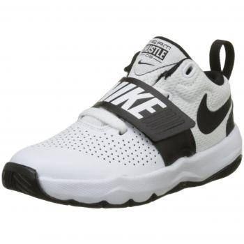 Nike Team Hustle D 8, Zapatos de Baloncesto Unisex Niños, Blanco