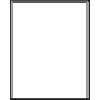 Plinto Decorativo D340 de Duropolymer® - Marco para Puertas y Elemento de Pared 7x11x2,5 cm