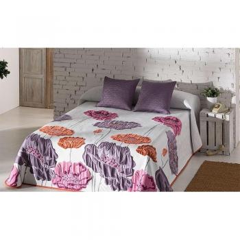 Glam Chantal 1 - Colcha jacquard para cama de 150 cm, 250 x 270 cm, color morado