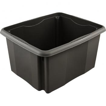 Keeeper - Caja de Almacenamiento Eco Grafito 41x34,5x22 - Resistente y Duradera - Varios Colores Disponibles