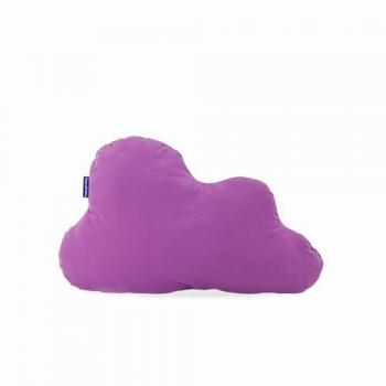 Cojín Nube 60x40 cm Fucsia y Lila, 100% Algodón, Alta Calidad
