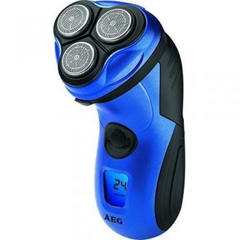 AEG HR 5655 - Afeitadora eléctrica rotativa para hombre, color azul
