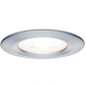 Lámpara Empotrable LED Nova GU10 6,5W 2700K Redonda IP44 Dimmable 3 Niveles Aluminio