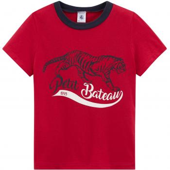 Petit Bateau AISV tee S, Camiseta para Niños, Rouge